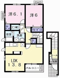 プリームス　ホルティーの物件間取画像